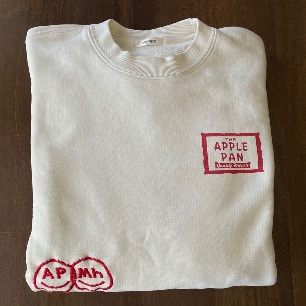 Madhappy Apple Pan Crewneck Sweatshirt RARE